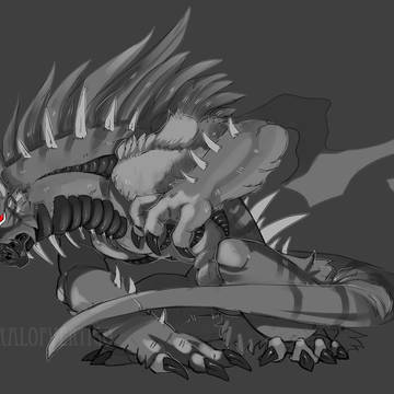Hybrid-Dragoness Commission
