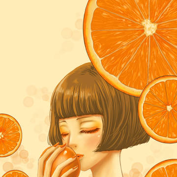 オレンジが描きたくて
