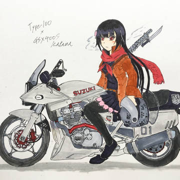 Type-100 x GSX400S KATANA