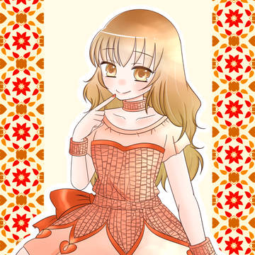 ほおずきの擬人化女の子