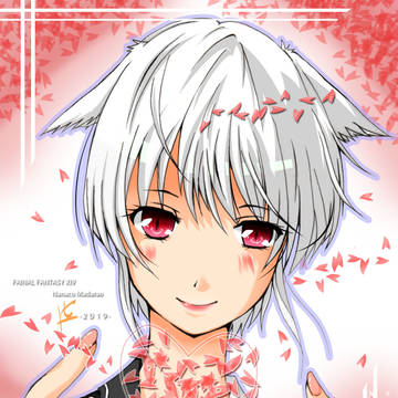 桜のハートのお返し