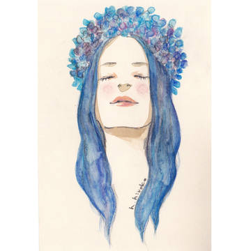 blue hydrangea