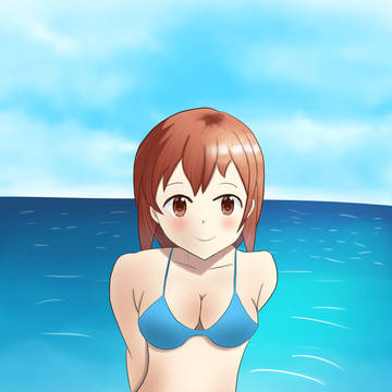 水着のお姉さん