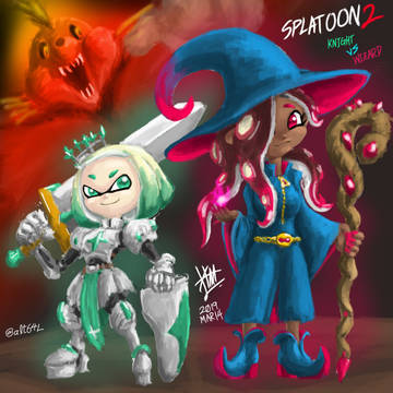SplatFest: Knight vs Wizard