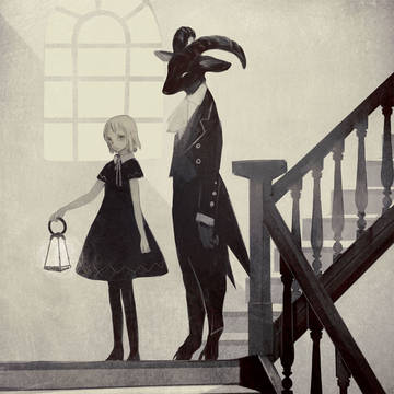 黒ヤギ執事と女の子