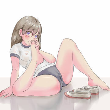 足舐め娘