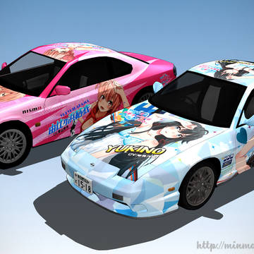 【MMD】痛車とか痛飛行機