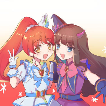 みかんちゃんとあろまちゃん