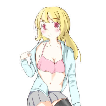 チラリズム？巨乳美少女