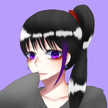 紫眼の女の子