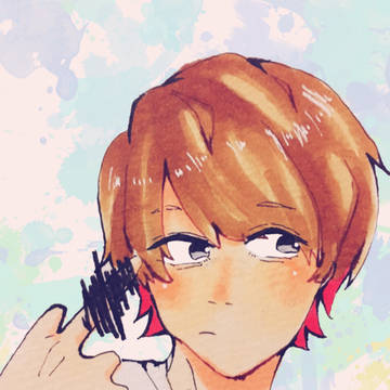 息をするように指を立てるキヨさん。