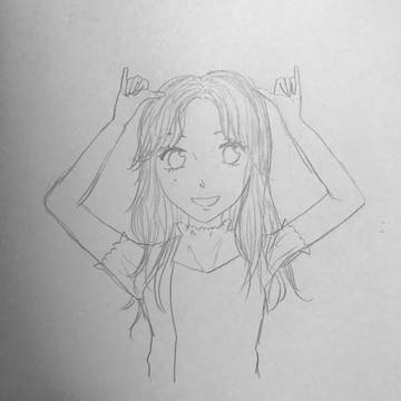 色塗りの下書き