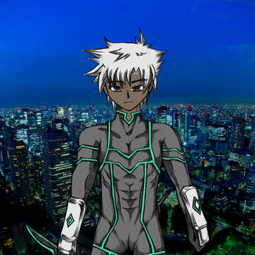 近未来サイバー風アサエミさん