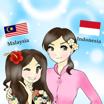 Indonesia and Malaysia