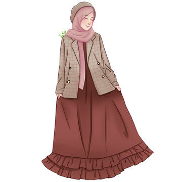 Choco hijab style