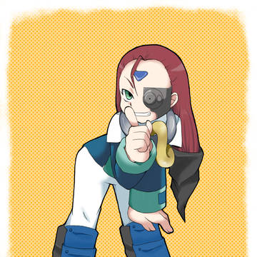 ロールちゃんのポーズ