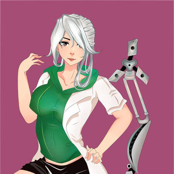 Mecha Girl (Bayild OC)