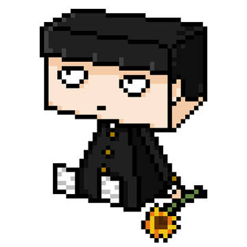 【モブサイコ100】モブ【箱ドット】
