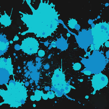 Blue splash