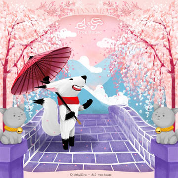 櫻花滿開