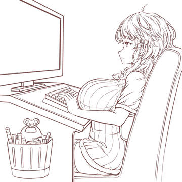 抑郁的游戏女主播