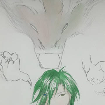 Masamune dragon sketch