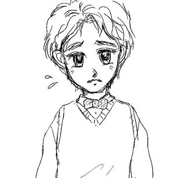 あるひののえるくん 落書き3点