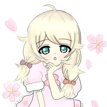 さくらの日の遊佐こずえちゃん🌸