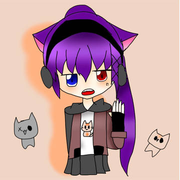 猫と女の子