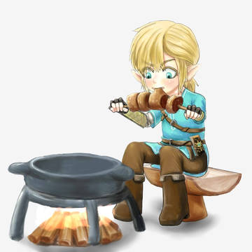 林克吃肉