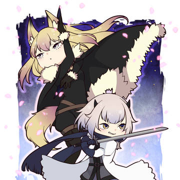 【PFLS】クィンティカさんとヘルヴォルちゃん