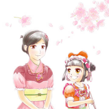 サクラとアズキの卵焼き