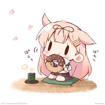 おはなみっぽい?ぽいぬちゃん