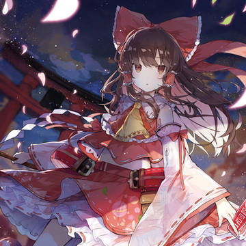 東方 博麗霊夢クリアポスター