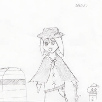 オリキャラの探検家ちゃん