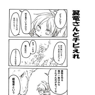 無配【翼竜と人の子】銀竜草