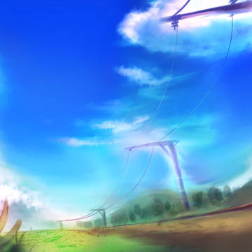 青い空の夏