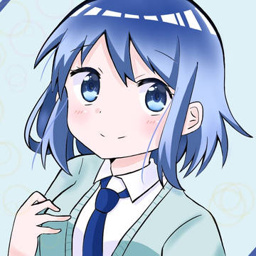 青い少女