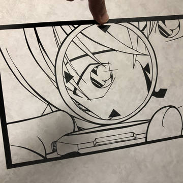 【切り絵】トリプルフェイスさん切ってみた【名探偵コナン】