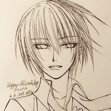 クラピカ誕生日イラスト（ペン入れ画）