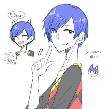 擬人化みしらぬネコ