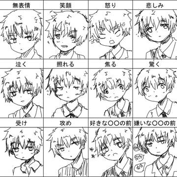 表情練習(アーサー)