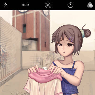 衣服缩水了的肉肉女孩
