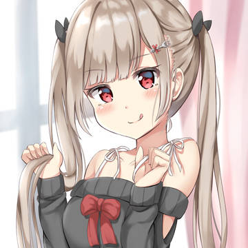 オフショル小悪魔女子