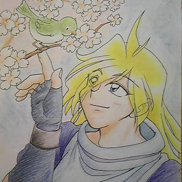 ガウリイと桜