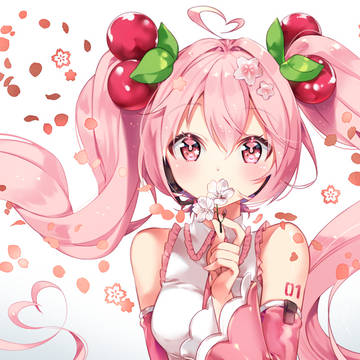🎼🎶桜ミク🍒🌸🍒