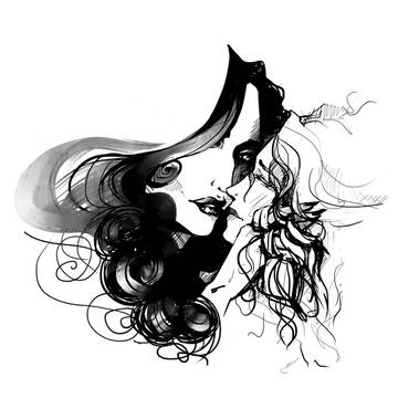 Yennefer & Cirilla; Geralt