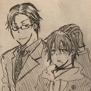 銃三らくがき（一枚だけりおじろ）