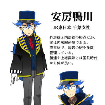 安房鴨川駅擬人化