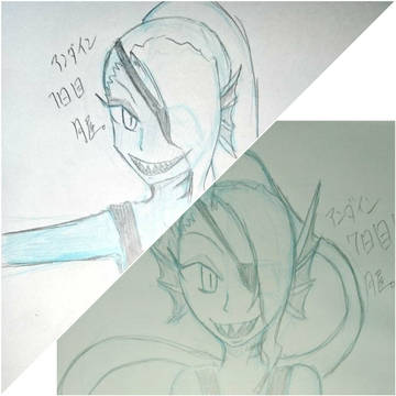 # リプきたキャラを一週間描き続けて画力向上するか試す ⑦